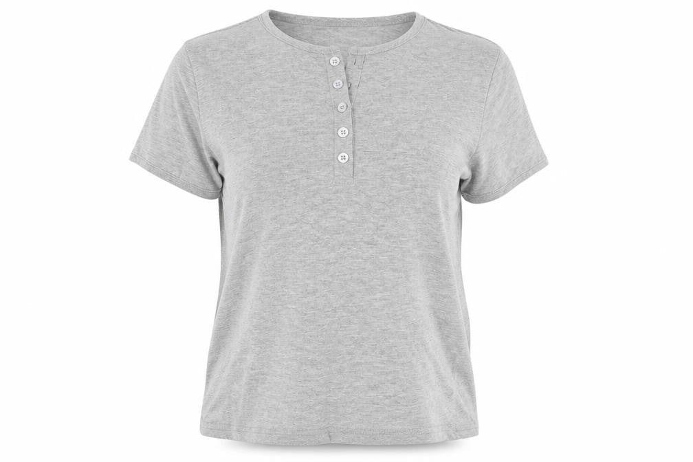 SCOTT & LEE Womens Grey   Basic T-Shirt Size S