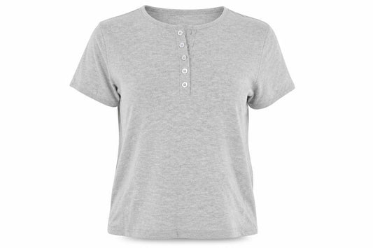 SCOTT & LEE Womens Grey   Basic T-Shirt Size S