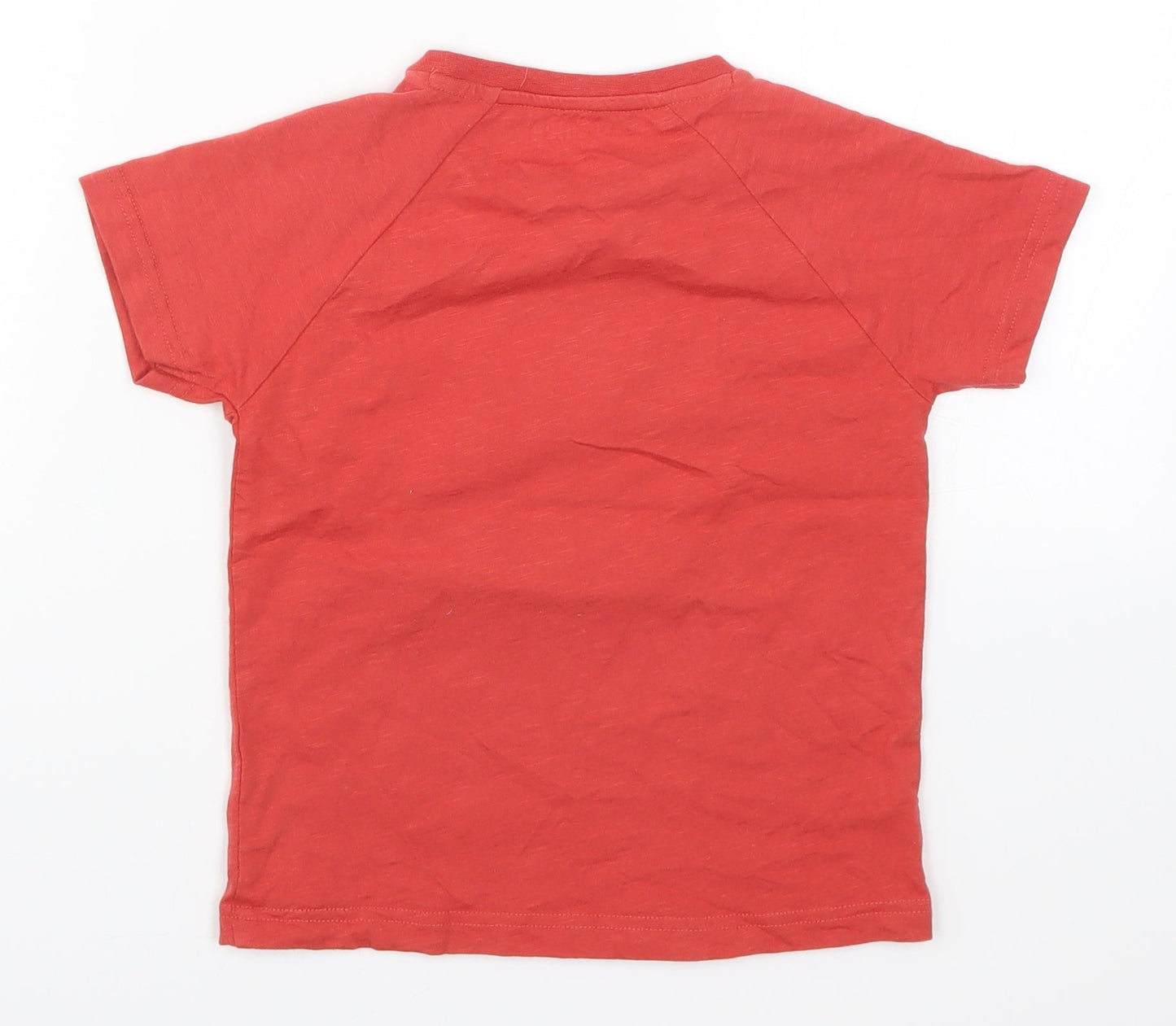 Nutmeg Boys Red   Basic T-Shirt Size 4-5 Years  - Goal