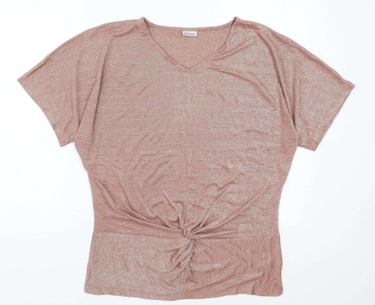Damart Womens Pink   Basic T-Shirt Size 14
