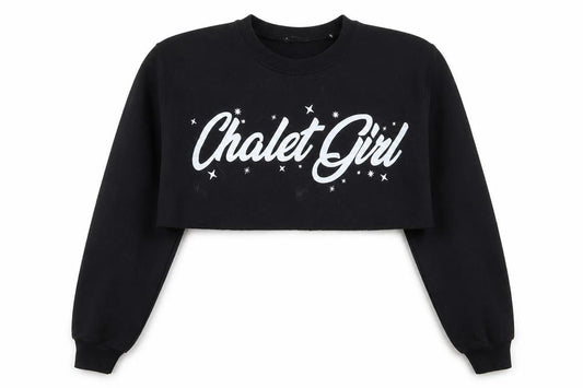 PRETTYLITTLETHING Womens Black   Pullover Sweatshirt Size S  - Chalet Girl