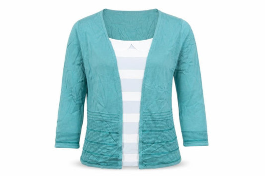 Per Una Womens Blue Striped Knit Pullover Jumper Size 10