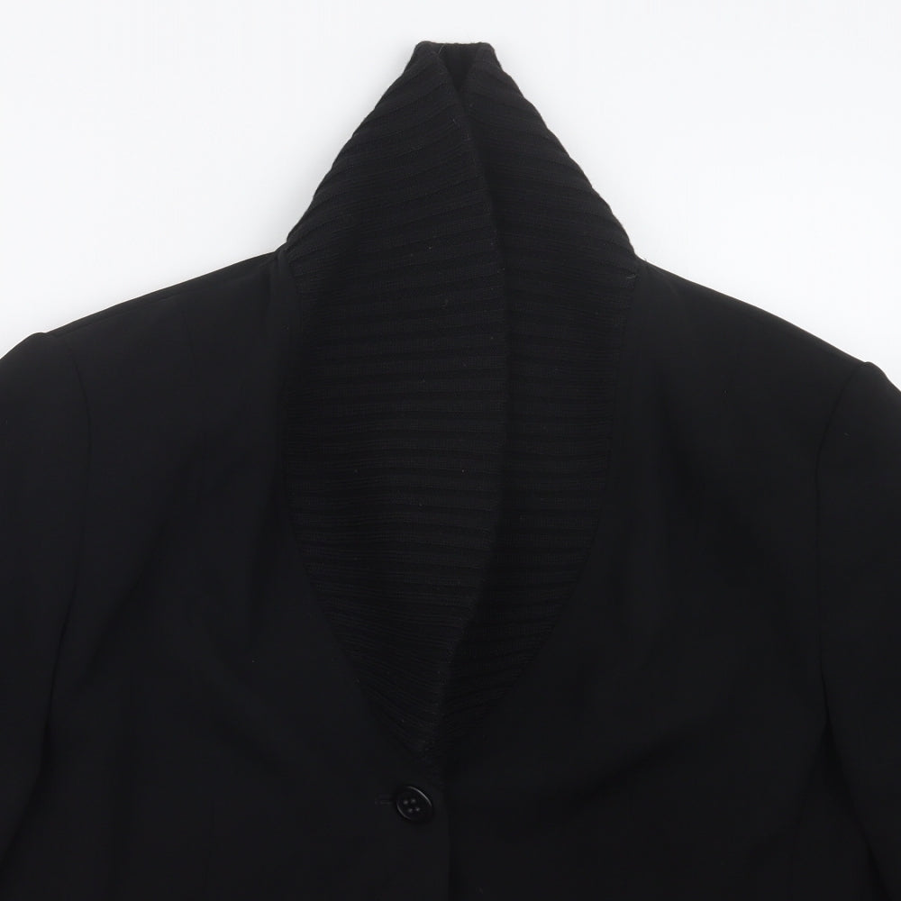 CAVITA Womens Black   Jacket  Size 18
