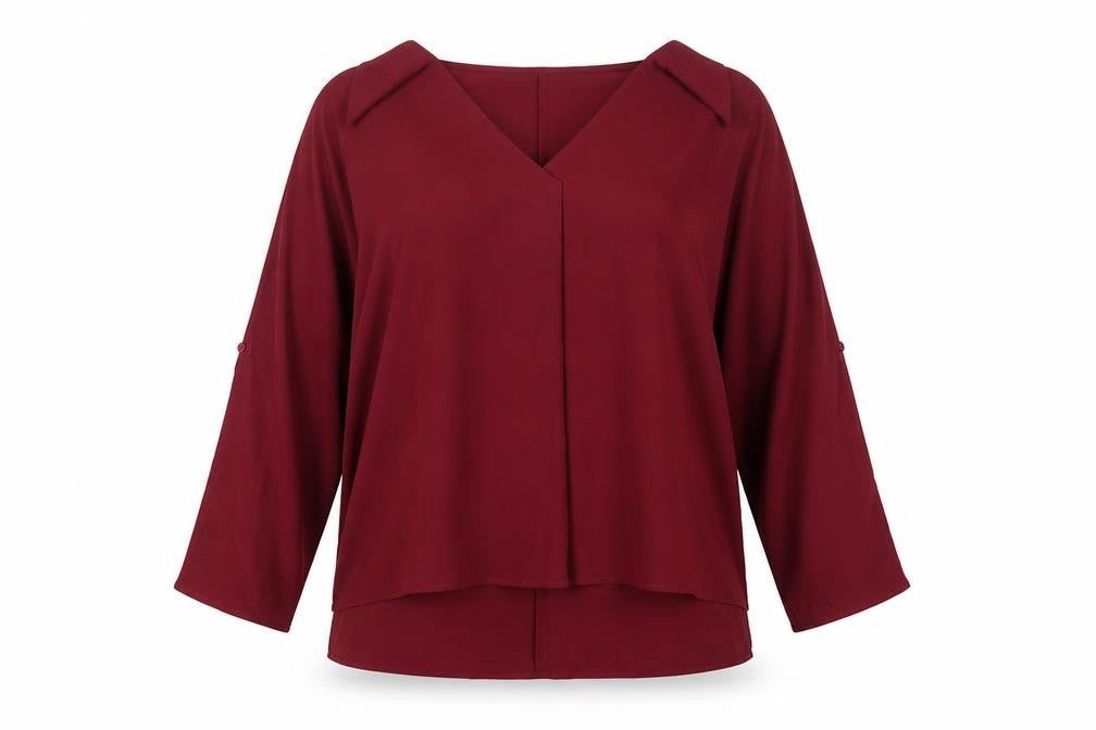 SheIn Womens Red   Basic Blouse Size L