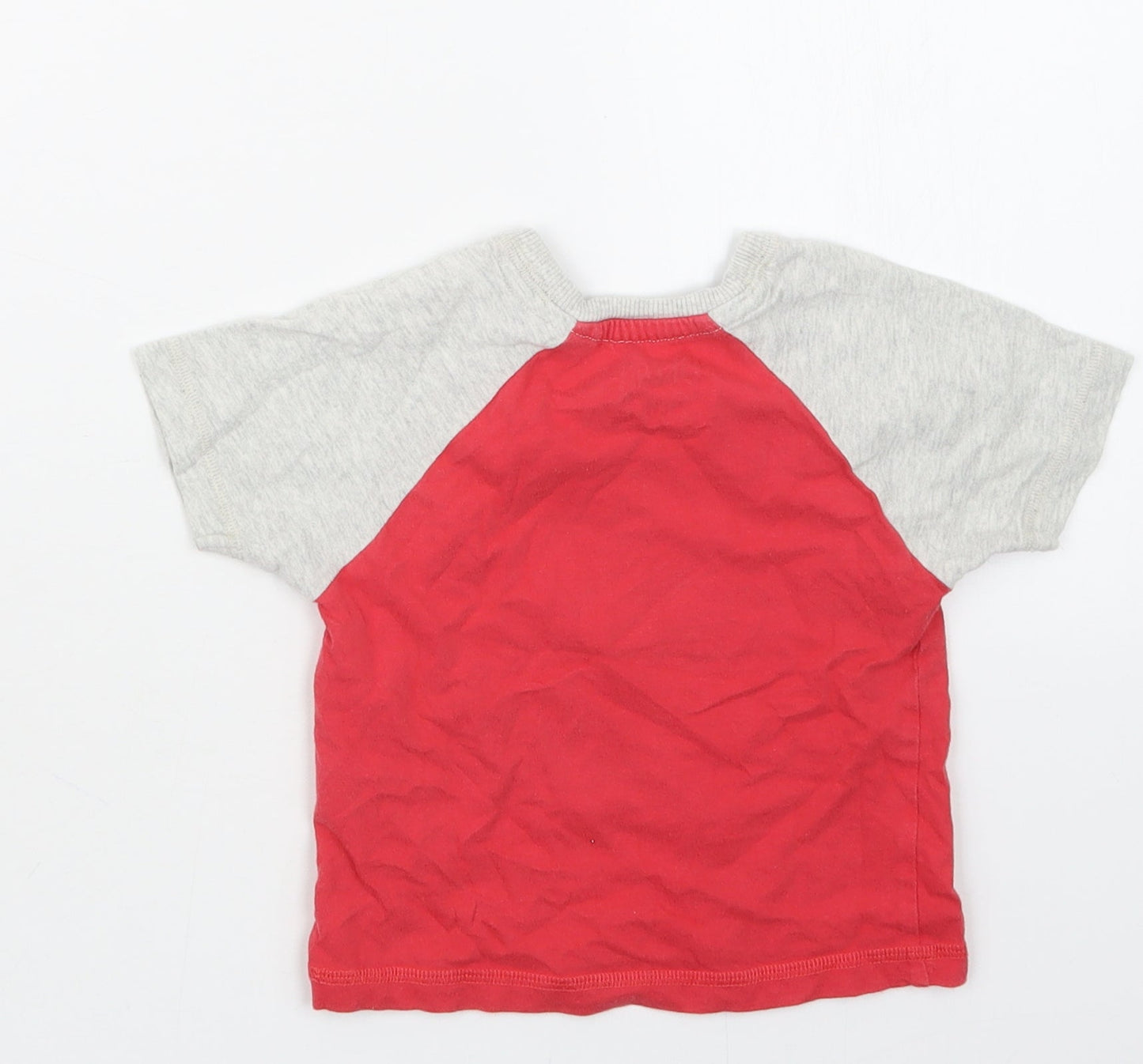 NEXT Boys Red Geometric  Babydoll Pyjama Top Size 12-18 Months