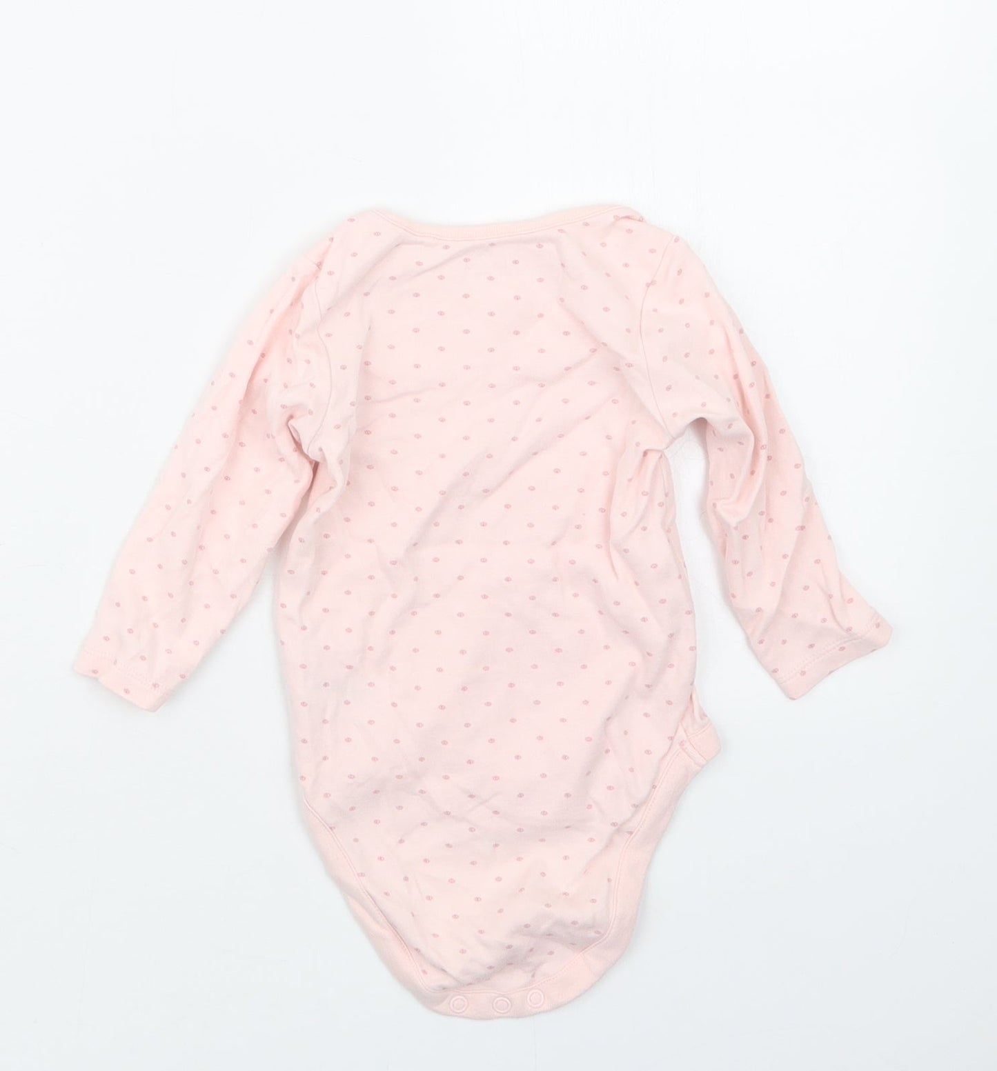 NEXT Girls Pink Geometric  Babygrow One-Piece Size 9-12 Months
