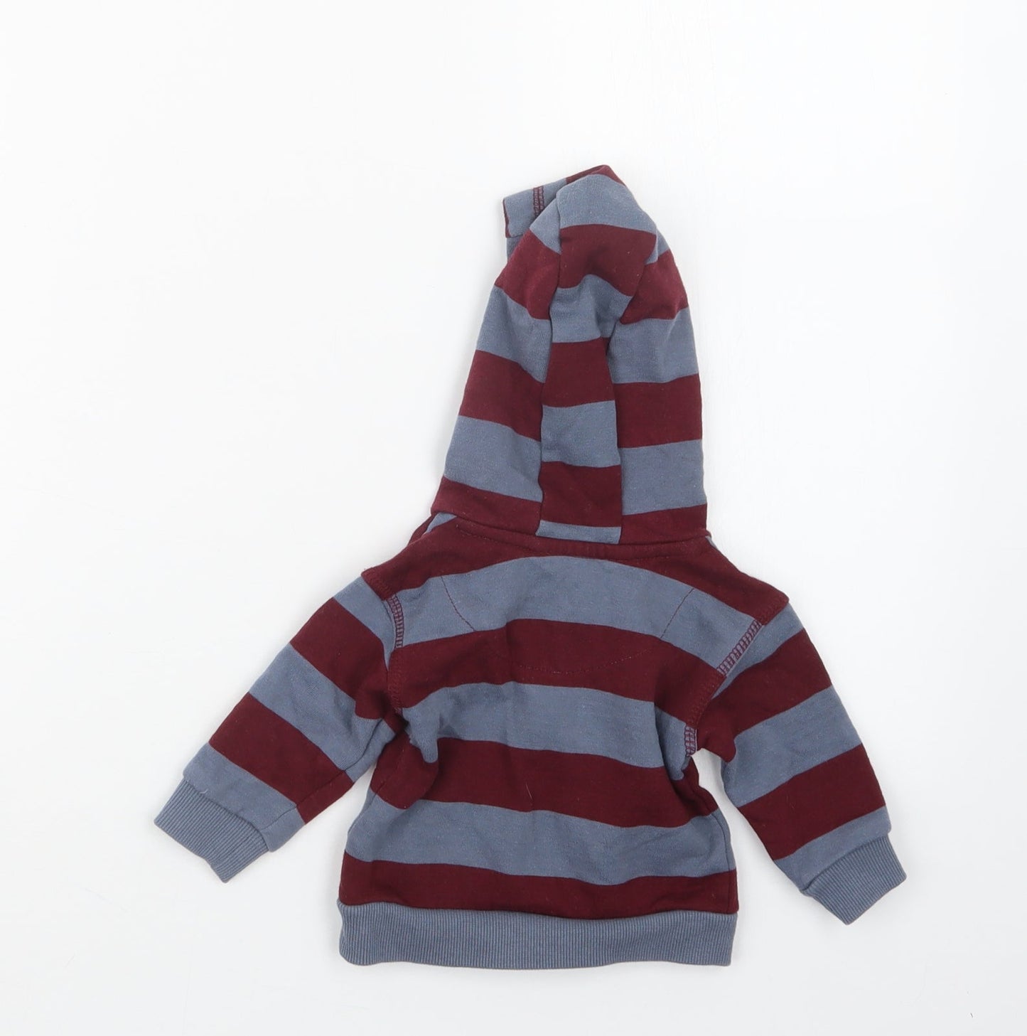 F&F Boys Red Striped  Jacket  Size 0-3 Months  - Hoodie