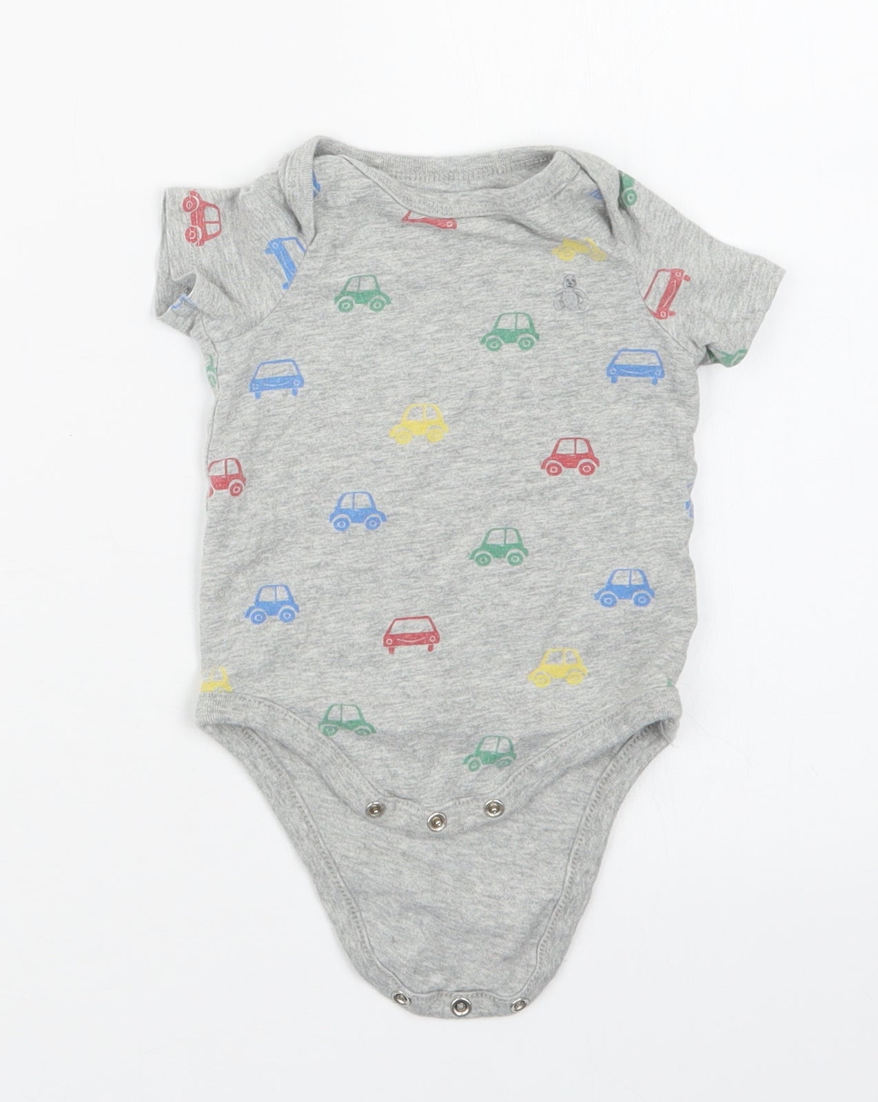 Gap Boys Grey Geometric  Babygrow One-Piece Size 3-6 Months
