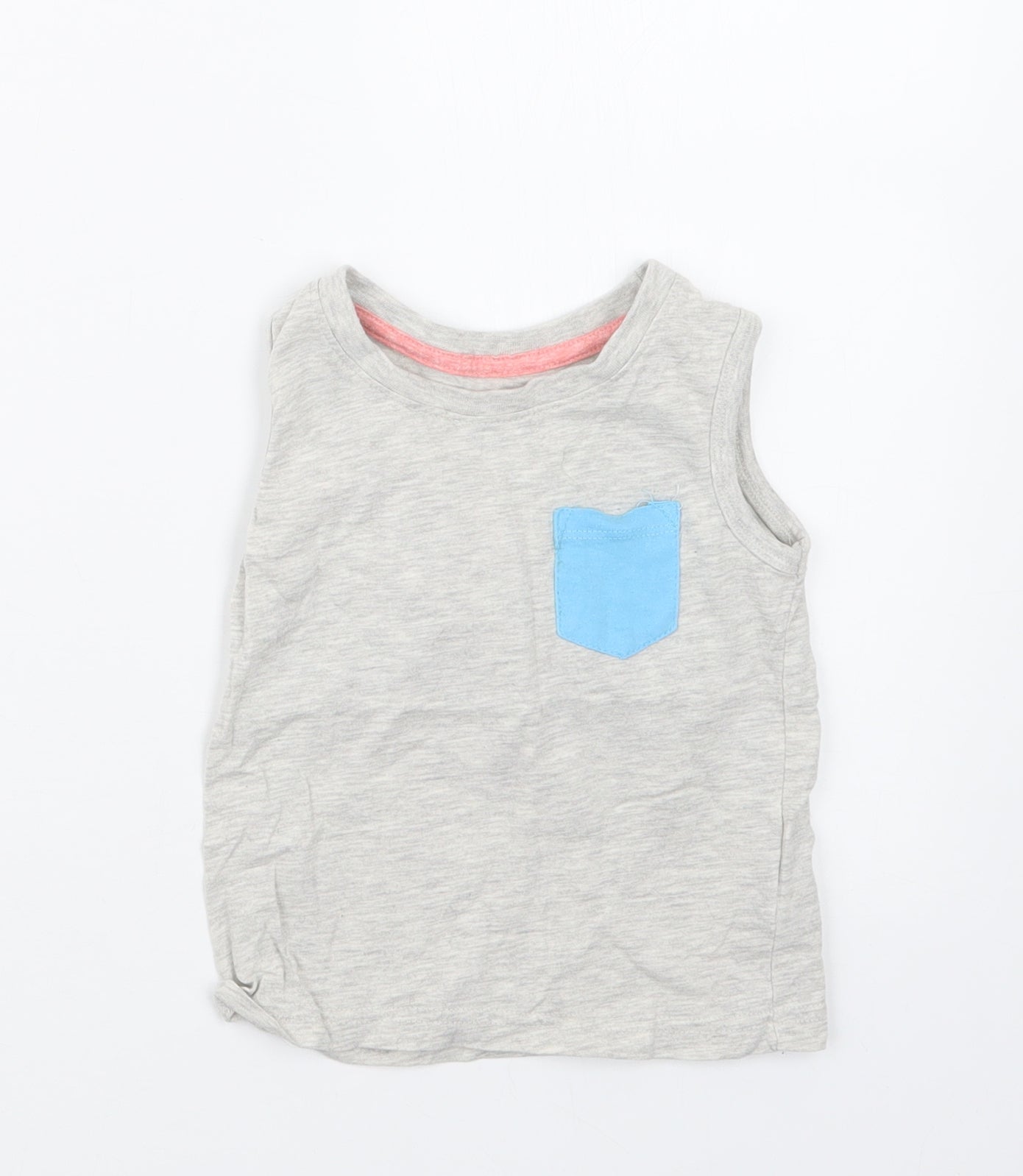 Rebel Boys Grey   Basic T-Shirt Size 12-18 Months