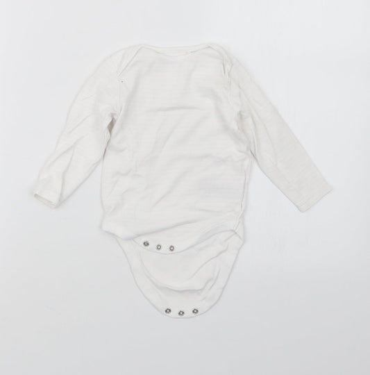 NEXT Girls Pink Striped  Babygrow One-Piece Size 9-12 Months