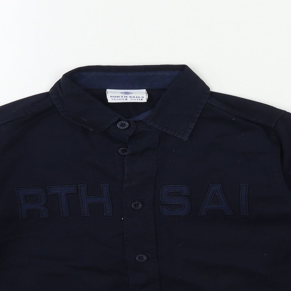 north sea Boys Blue   Basic Button-Up Size 6 Years