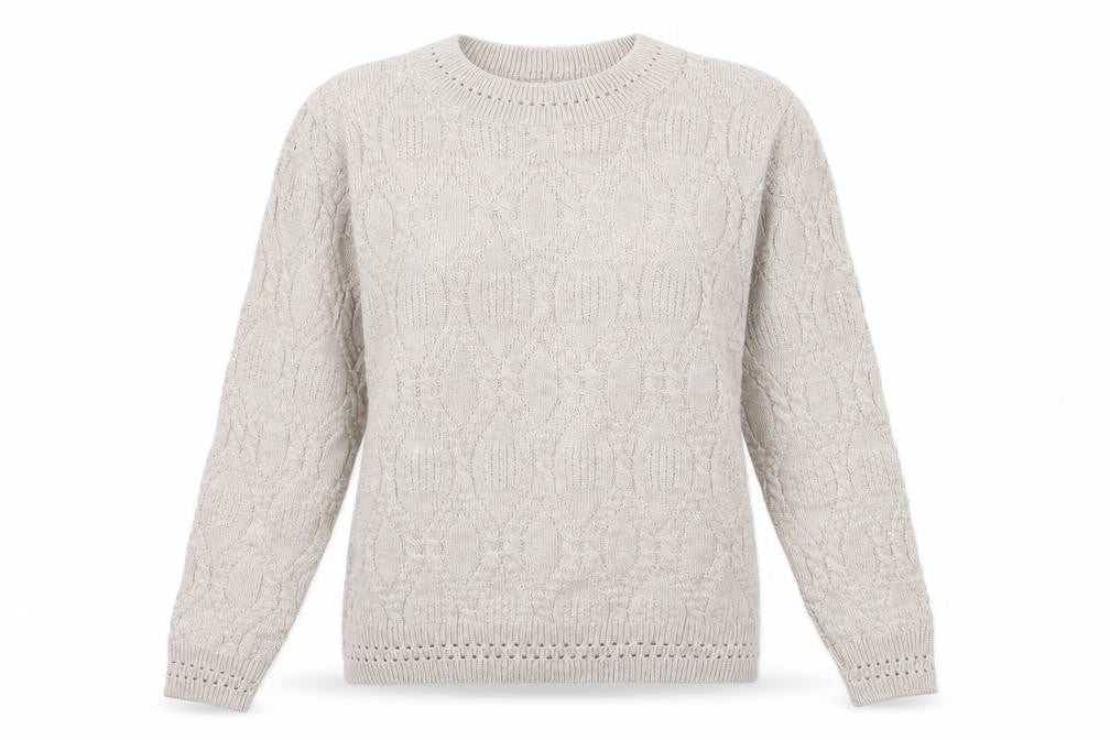 Beaumonde Womens Grey  Knit Pullover Jumper Size 14