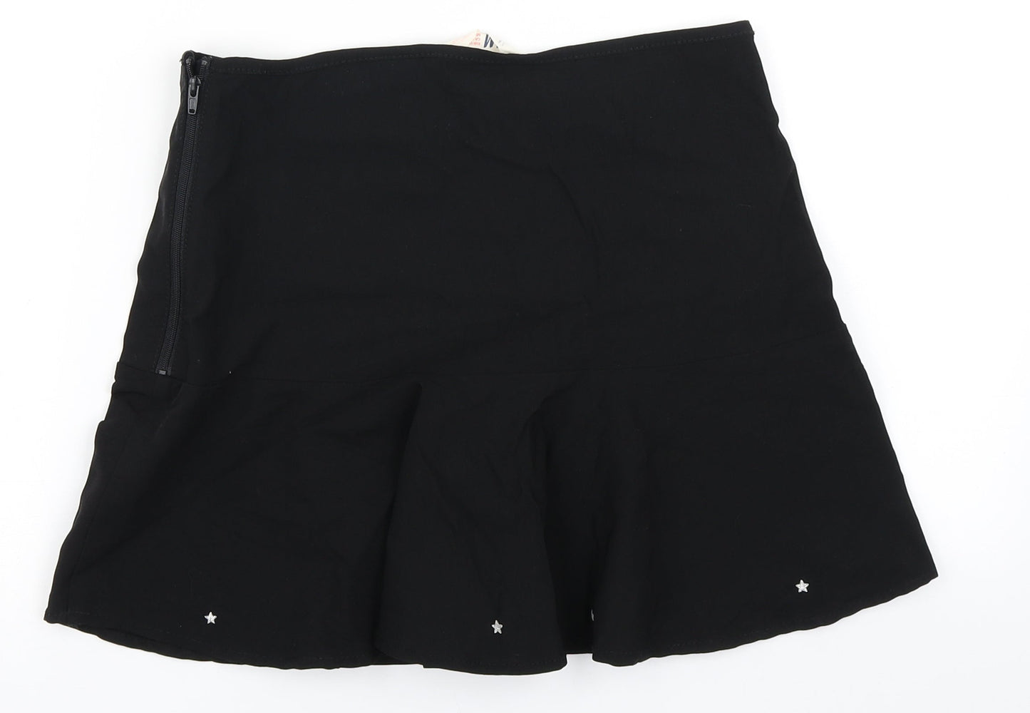 H&M Girls Black   Pleated Skirt Size 15 Years