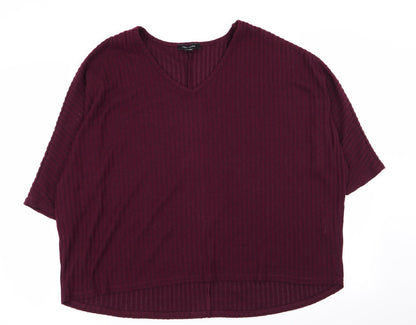 New Look Womens Red   Basic T-Shirt Size M
