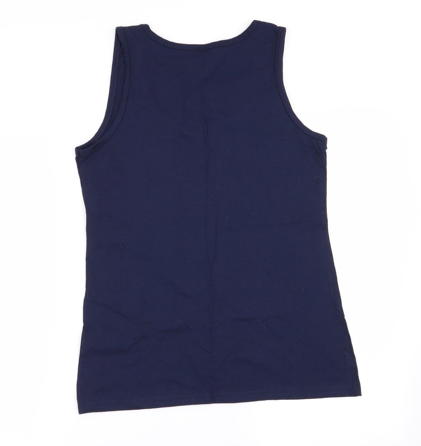 Fruit of the Loom Womens Blue   Basic Tank Size M