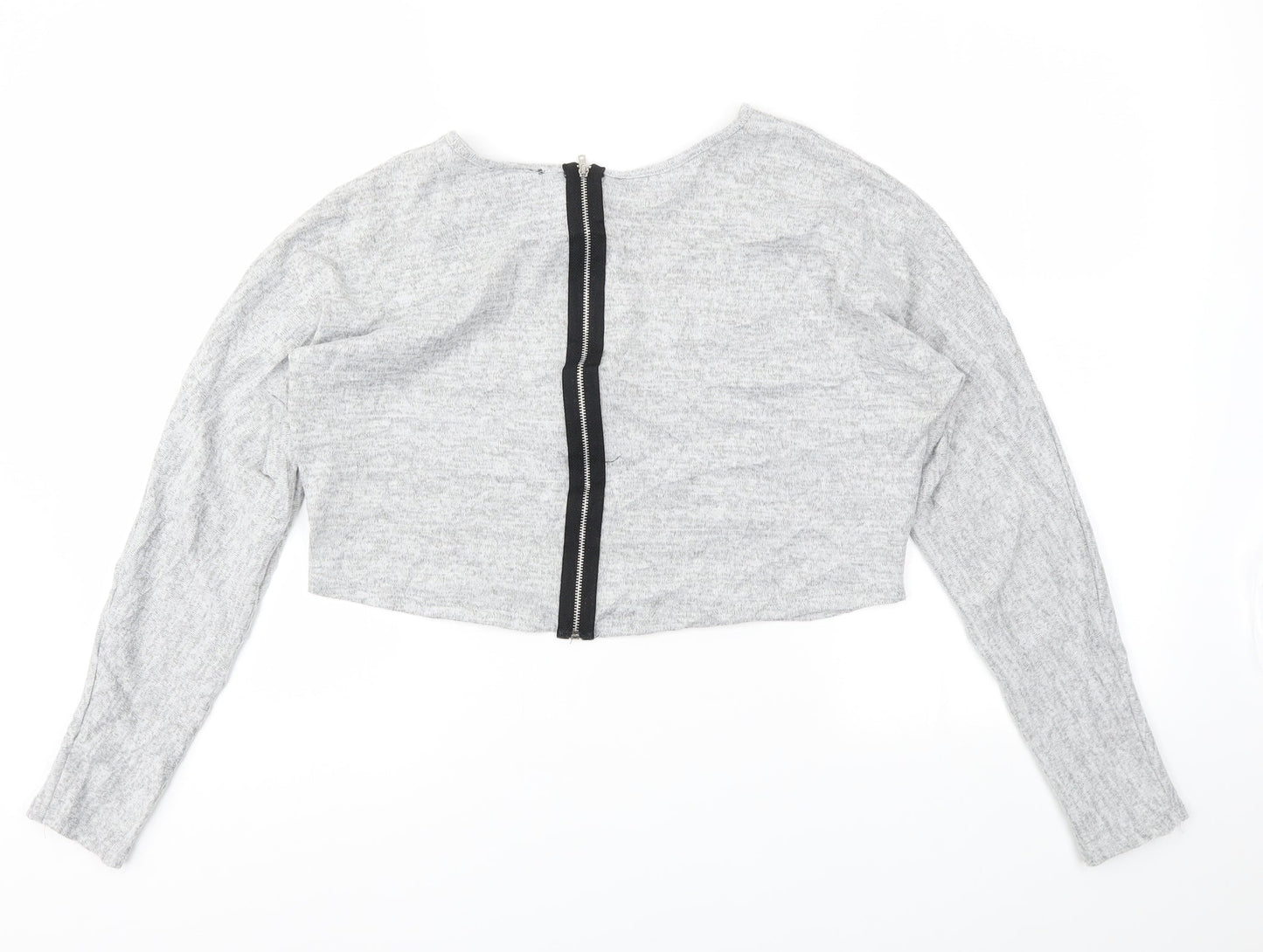 Sparkle Womens Grey   Pullover Jumper Size S