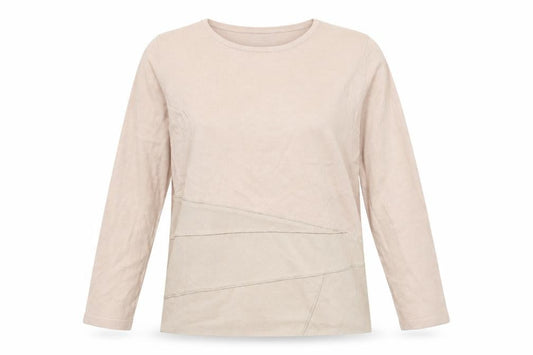 Firpode Womens Pink  Knit Basic T-Shirt Size L