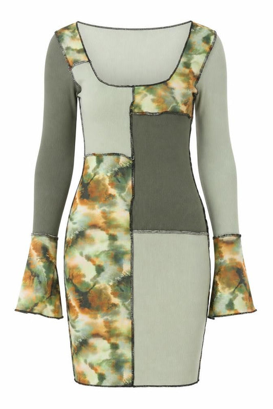 PRETTYLITTLETHING Womens Green   Bodycon  Size 4