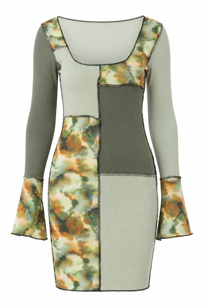 PRETTYLITTLETHING Womens Green   Bodycon  Size 4