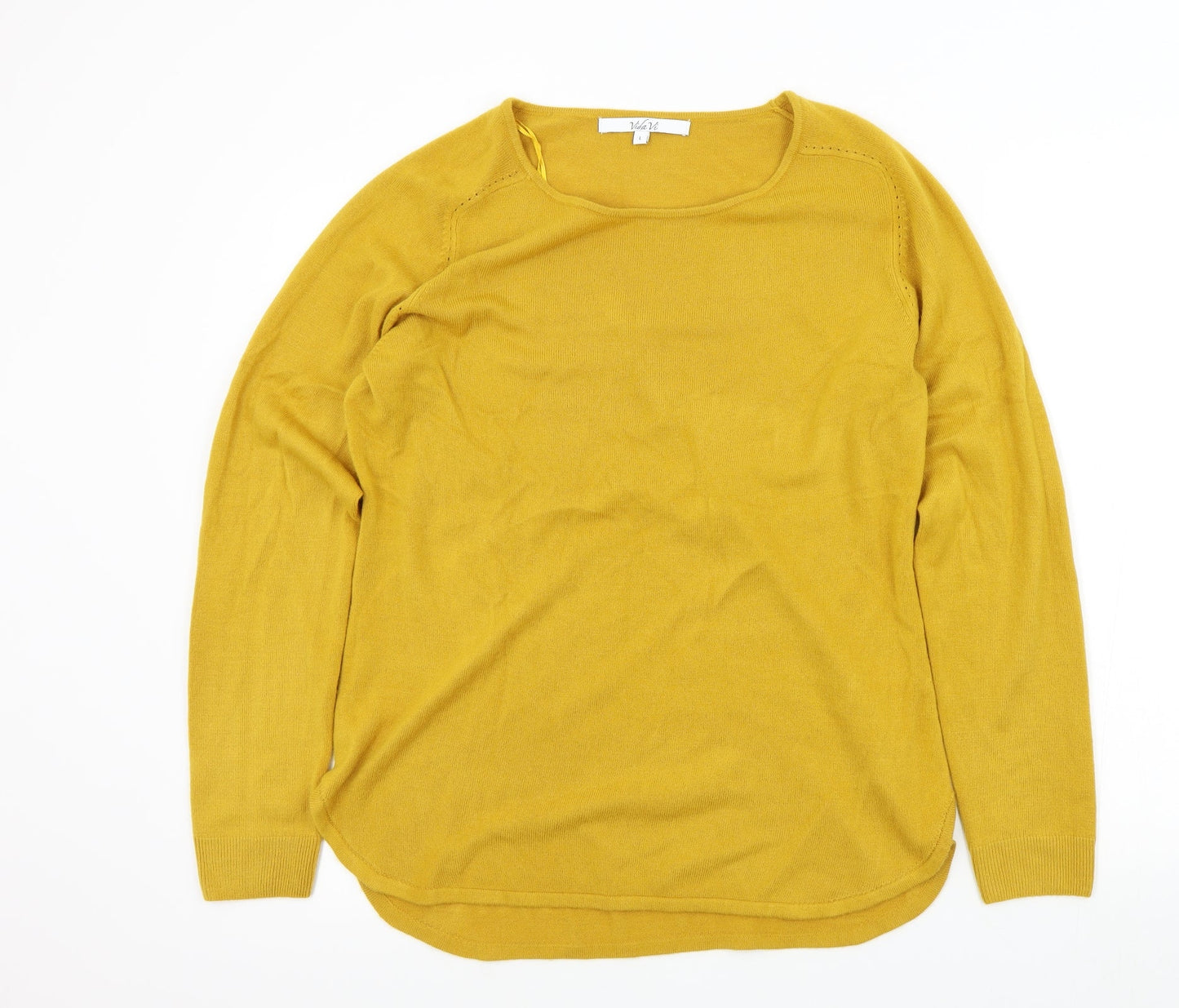 vidavi Womens Yellow   Pullover Jumper Size L