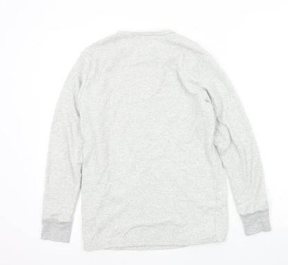 Preloved F&F Mens Grey   Pullover Jumper Size M - Back