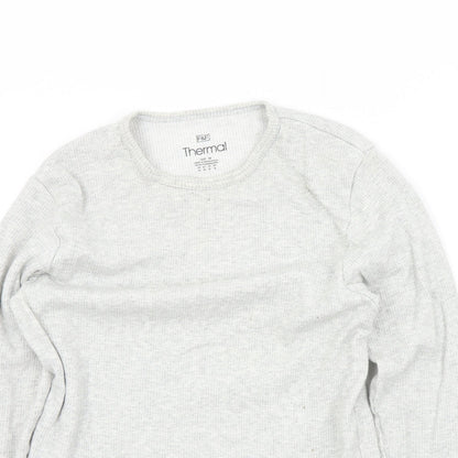Preloved F&F Mens Grey   Pullover Jumper Size M - Detail