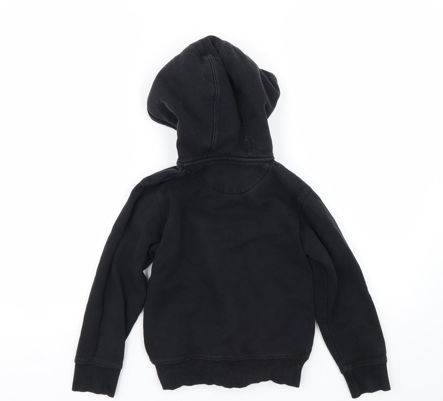 School life Boys Black   Full Zip Hoodie Size 8 Years