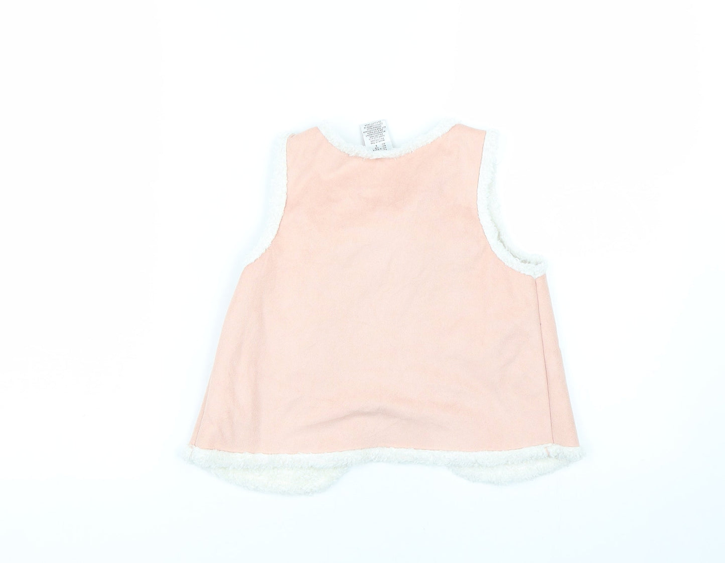 Preworn Girls Pink   Gilet Jacket Size 4-5 Years