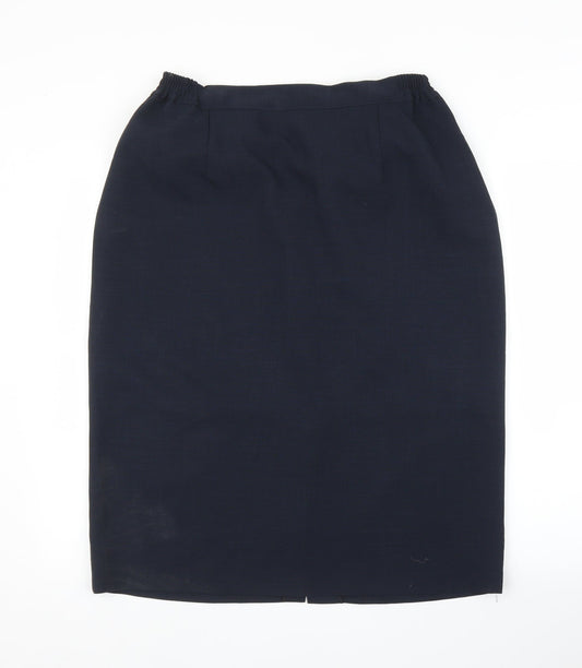 Preworn Womens Blue   Straight & Pencil Skirt Size L