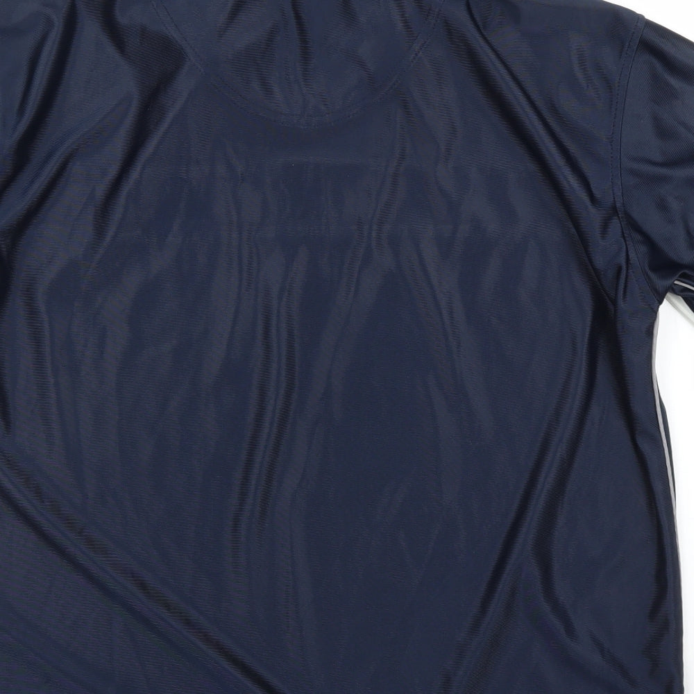 United Sports Brand Mens Blue    Polo Size M