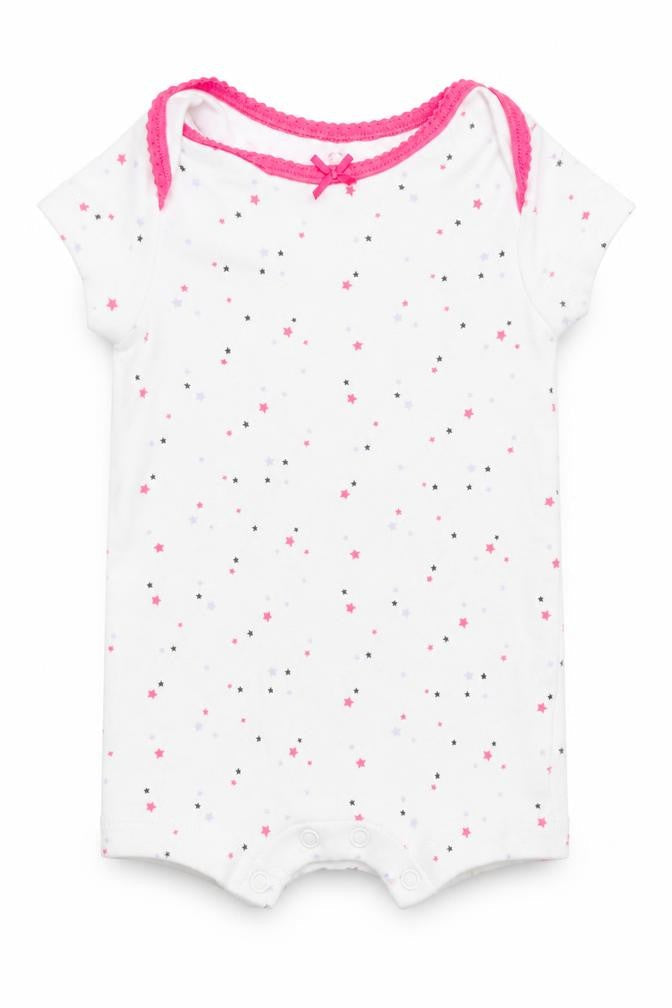 Early Days Girls White   Babygrow One-Piece Size 0-3 Months