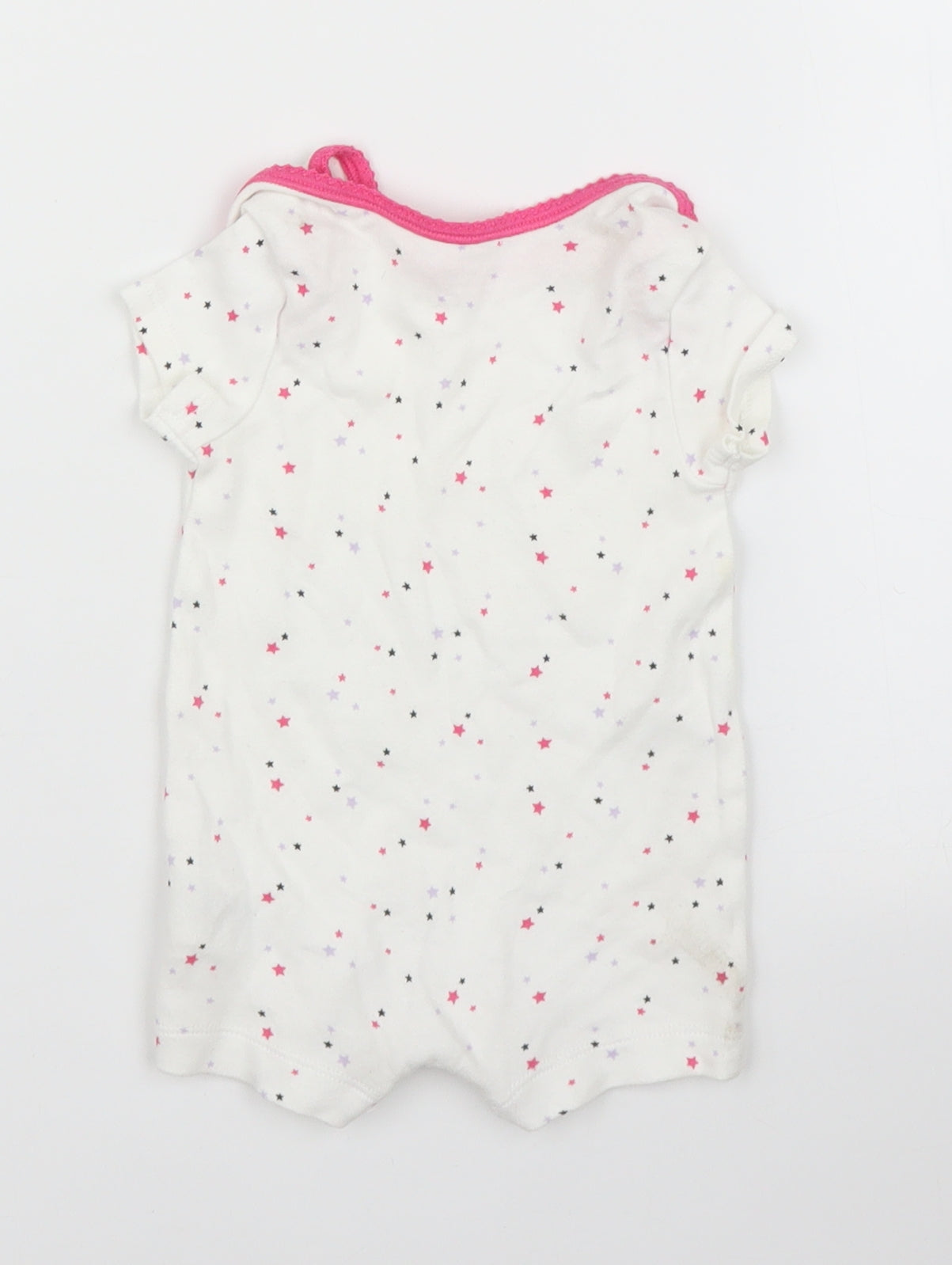 Early Days Girls White   Babygrow One-Piece Size 0-3 Months