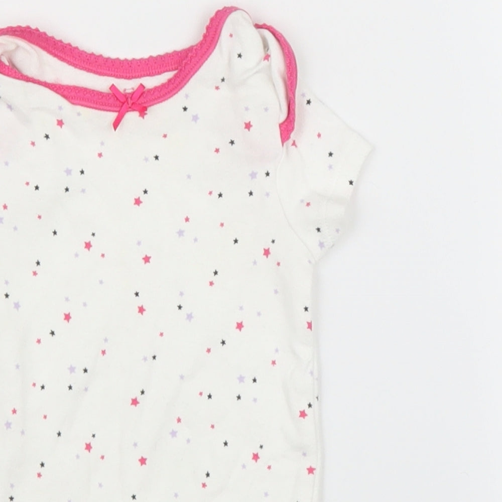 Early Days Girls White   Babygrow One-Piece Size 0-3 Months