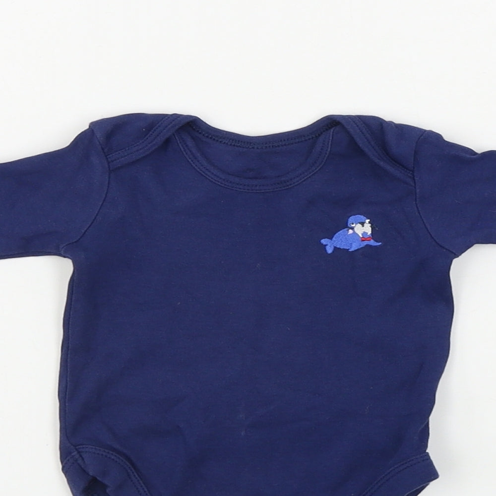TU Boys Blue   Babygrow One-Piece Size 0-3 Months