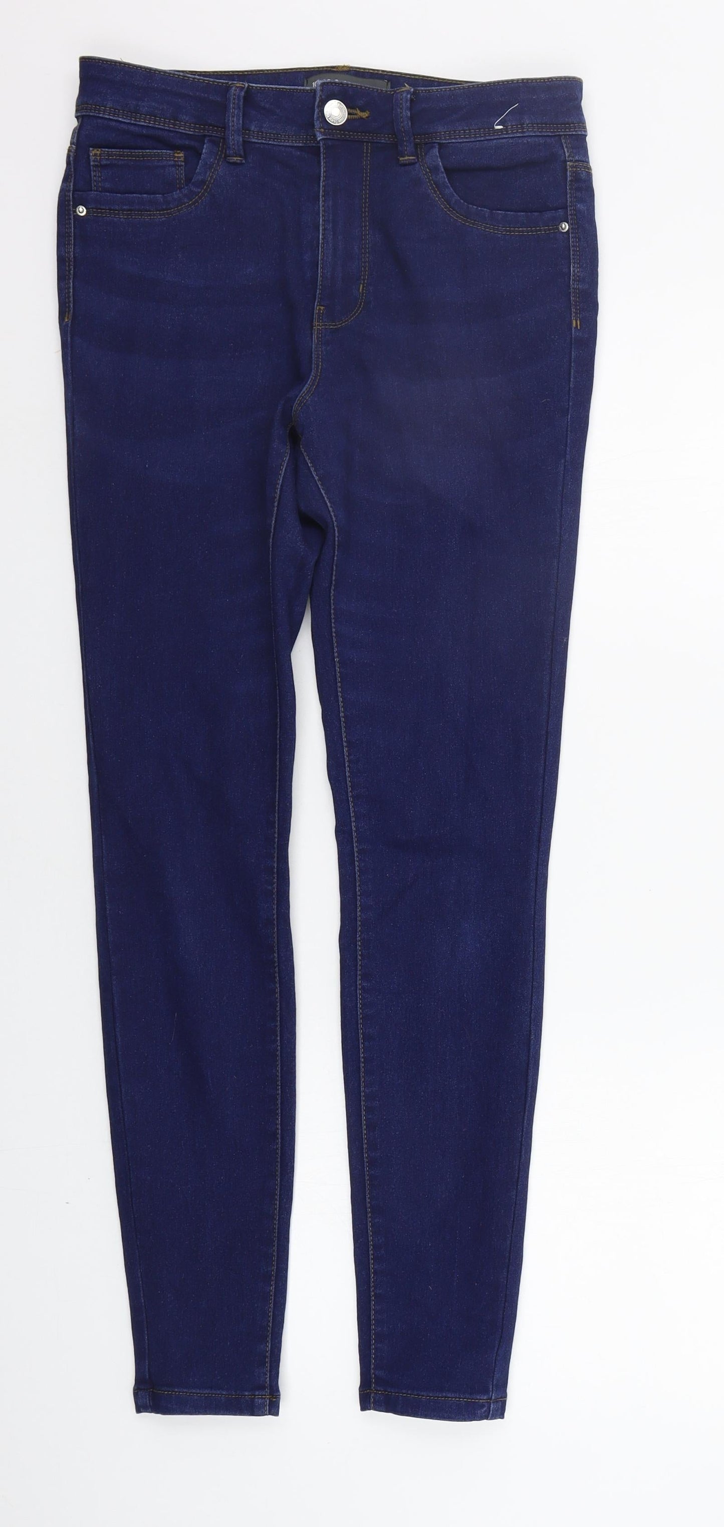 deniem & co Womens Blue   Straight Jeans Size 10 L27 in