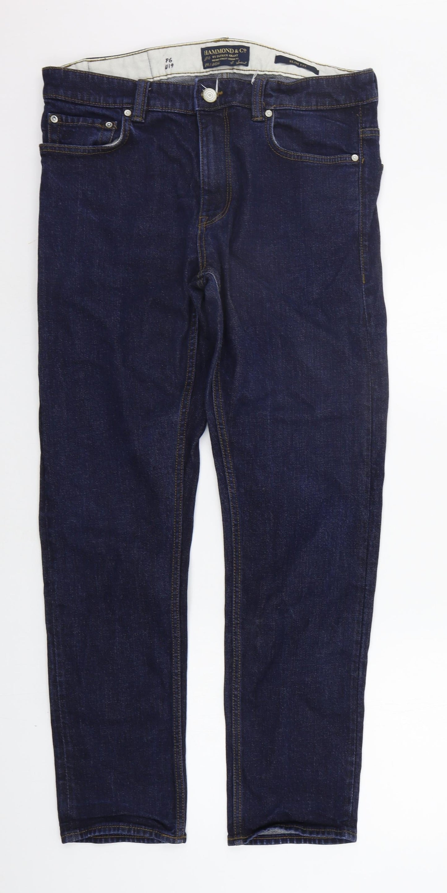 Hammond & CO Womens Blue   Straight Jeans Size 34 in L31 in