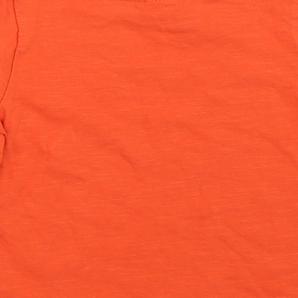 Mini Club Boys Orange   Basic T-Shirt Size 9-12 Months