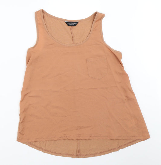Dorothy Perkins Womens Beige   Basic Tank Size 10