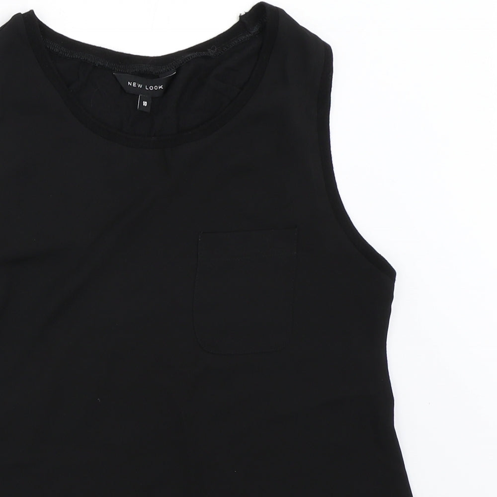 New Look Womens Black   Basic Blouse Size 10