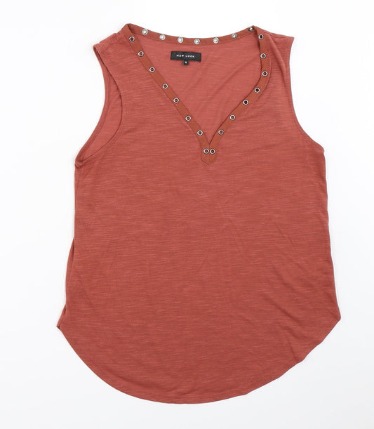 New Look Womens Red   Basic Tank Size 12
