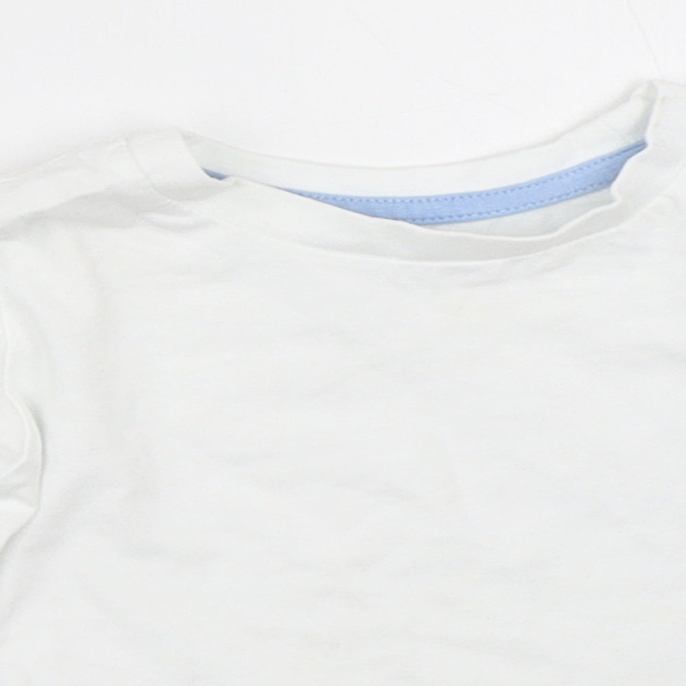 Primark Boys White   Basic T-Shirt Size 9-12 Months