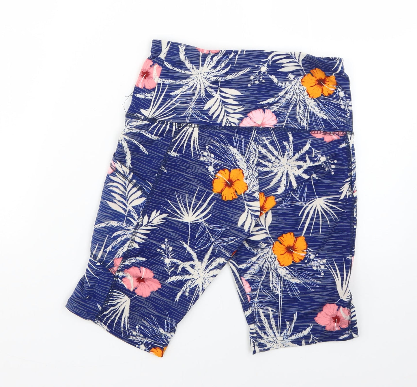 saresa Womens Multicoloured Floral  Cropped Leggings Size S