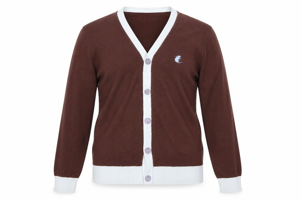 vacant Womens Brown   Cardigan Jumper Size M