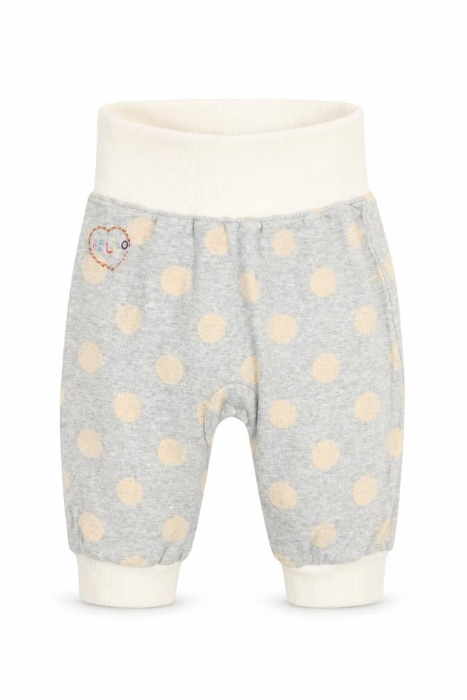 NEXT Girls Grey Polka Dot  Jogger Leggings Size 3-6 Months