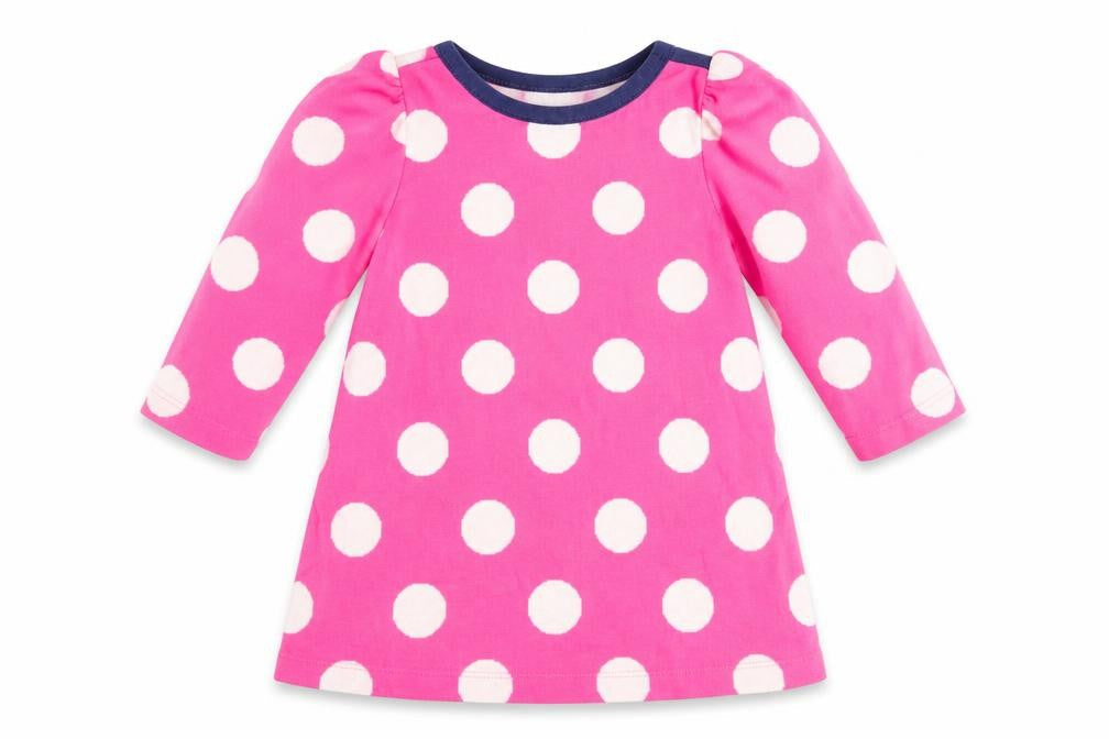 M Girls Pink Polka Dot  Basic Casual Size 6-9 Months