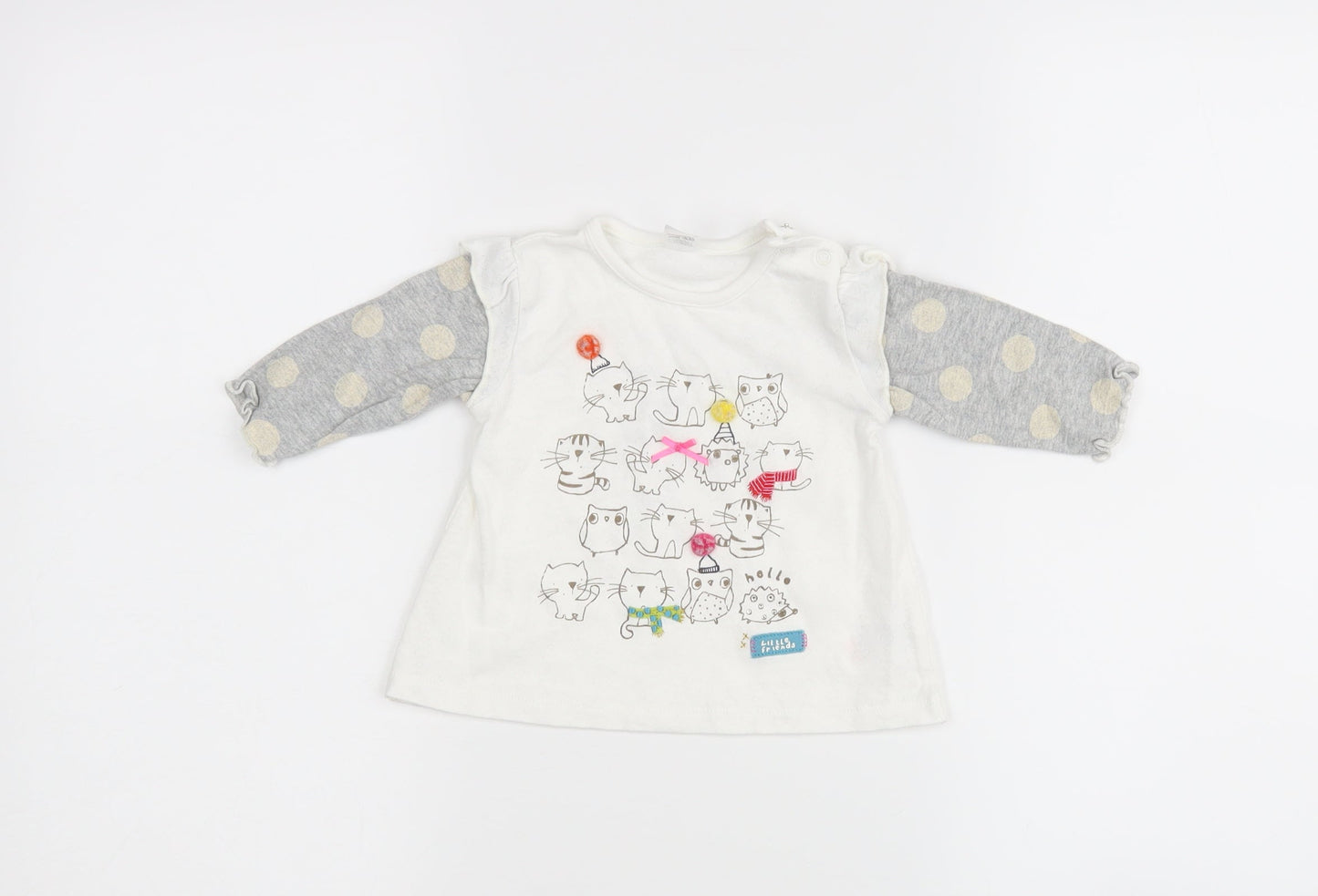 NEXT Girls Silver   Basic Casual Size 3-6 Months