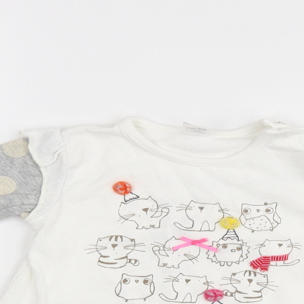 NEXT Girls Silver   Basic Casual Size 3-6 Months
