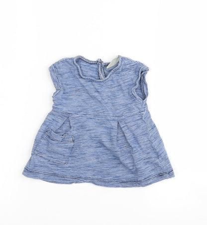 Additional front view of Next girls’ blue basic casual, size 3-6, months