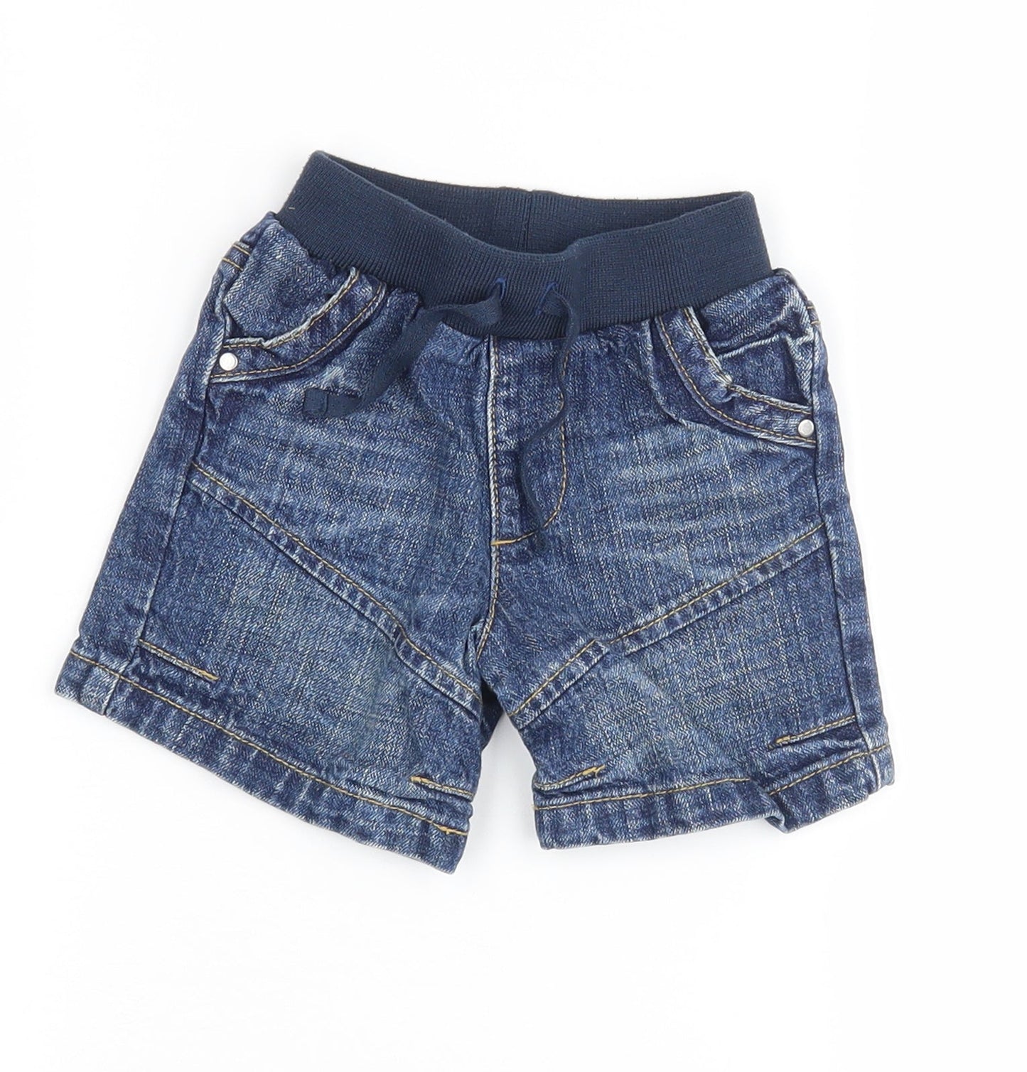 George Boys Blue   Cropped Jeans Size 9-12 Months