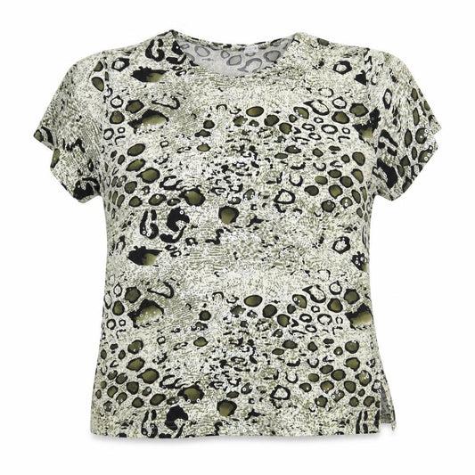 Preworn Womens Multicoloured Animal Print  Basic Blouse Size XL